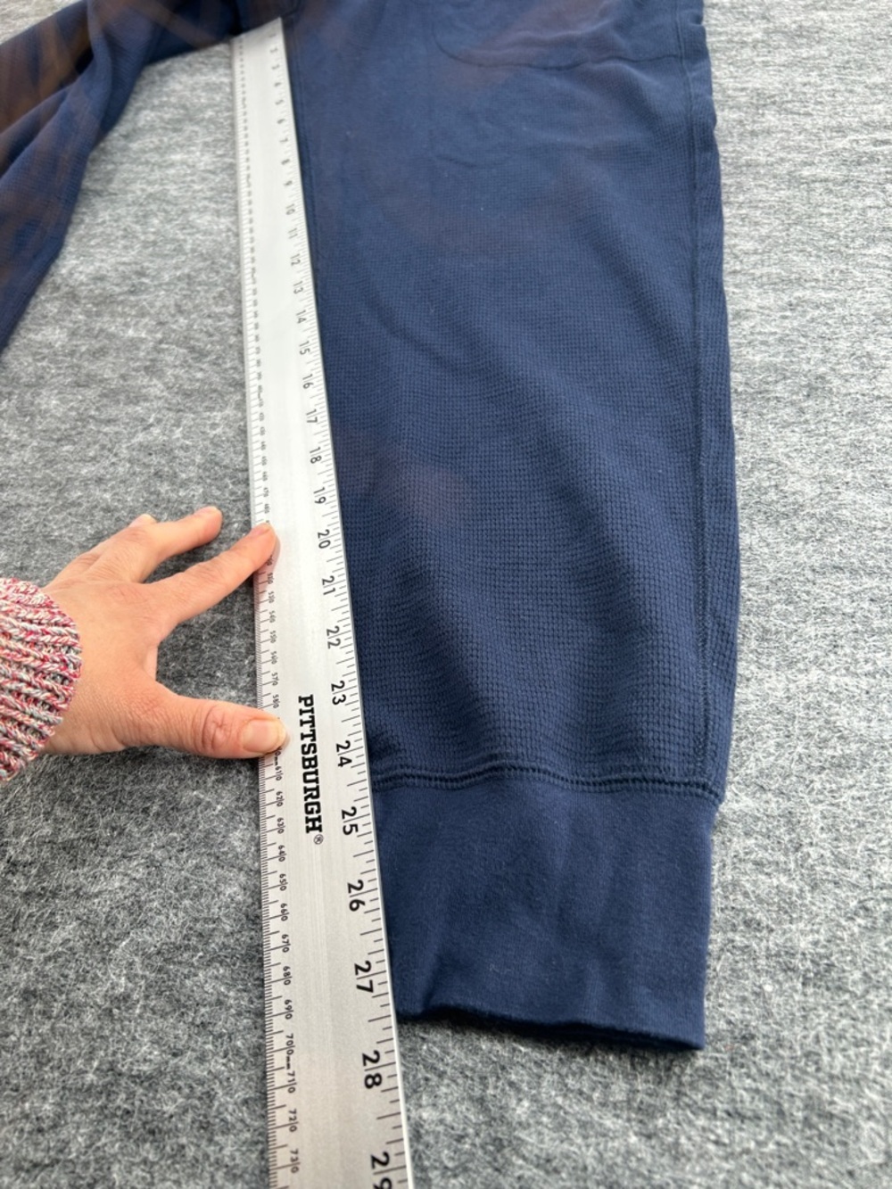 Polo Ralph Lauren Waffle Knit Pajama Jogger Pants Navy Blue Men’s Size XL - Picture 4 of 10